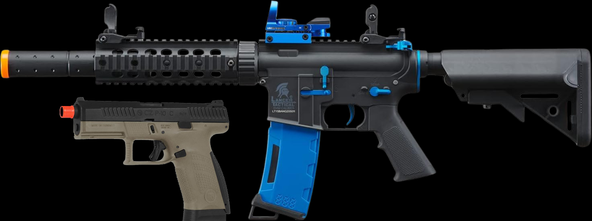 Airsoft Rifle and Pistol